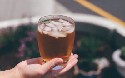 Mood Soothing Iced Tulsi Tea