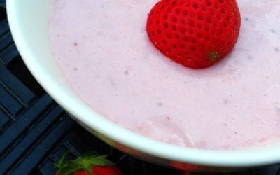 Fluffy Strawberry Pudding