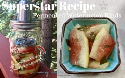 Superstar Recipe: Fermented Watermelon Rinds