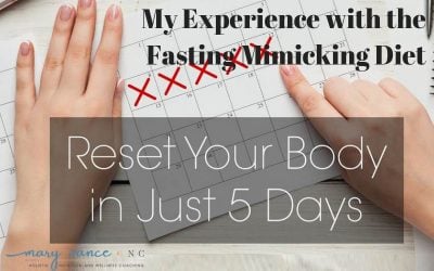My 5 Days on the Fasting Mimicking Diet