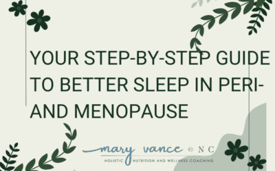 My Step by Step Perimenopause Sleep Guide