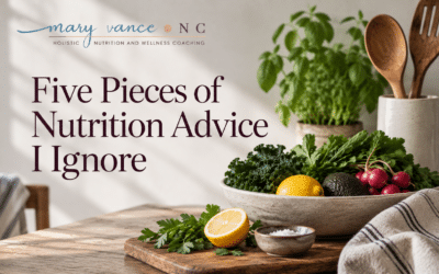 Five Pieces of Nutrition Advice I Ignore